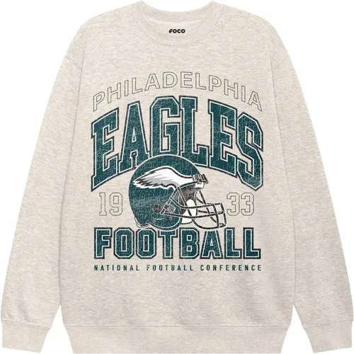 Vista 35 de FOCO Sudadera unisex de cuello redondo con logotipo de equipo universitario de la NFL