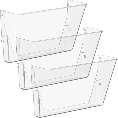 Vista 11 de Paquete de 6 soportes organizadores transparentes para colgar