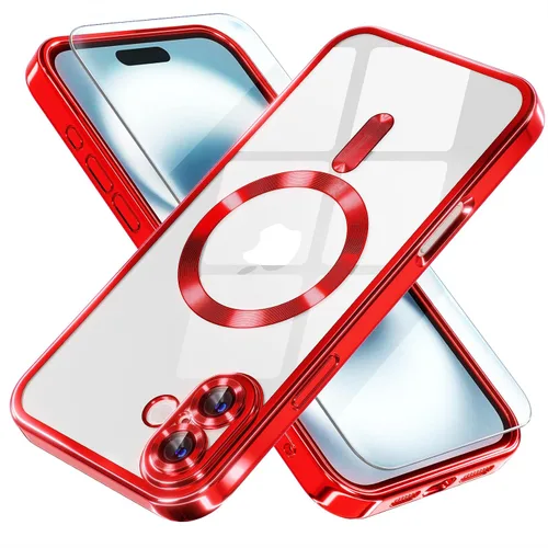 Vista 80 de Misea Funda magnética para iPhone 14 compatible con MagSafe [nunca amarillenta] [protección contra caídas de grado militar] protector completo