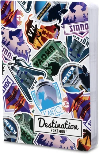 Vista 3 de Pokémon Center: Destination - Mini diarios con rayas de Pokémon, paquete de 3, 5 x 6.9 pulgadas