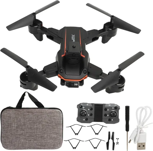 Vista 9 de Drone GPS plegable con cámara 4K UHD para adultos, cuadricóptero con motor sin escobillas, retorno automático a casa, sígueme, 20 minutos de tiempo