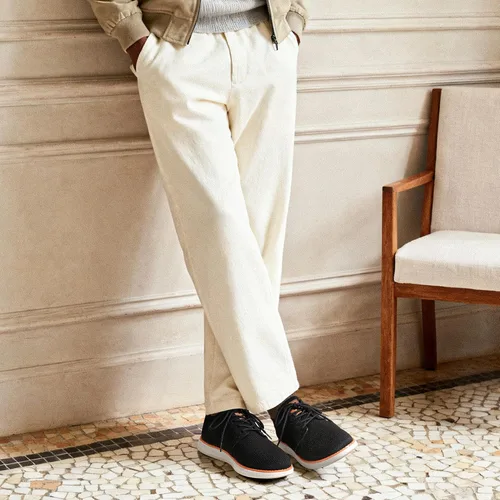 Vista 3 de Bruno Marc Zapatillas de malla para hombre Oxfords ligeras