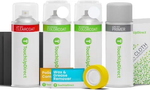 Vista 96 de TouchUpDirect 1J7 Atomic Silver Metallic Compatible con Lexus Exact Match - Aerosol de pintura de retoque - Kit esencial Plata Atómica Metálico