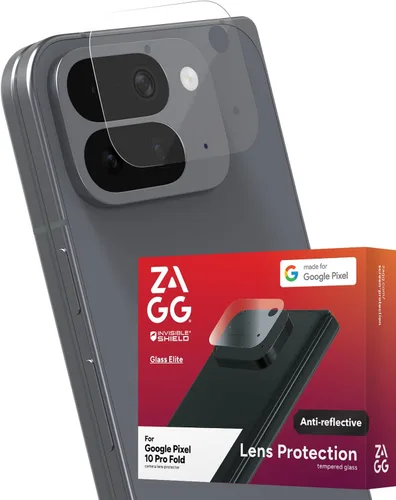 Vista 9 de ZAGG Glass Elite - Protector antirreflectante para lente de cámara Google Pixel 10 Pro XL, tecnología antirreflejos, resistente a arañazos e