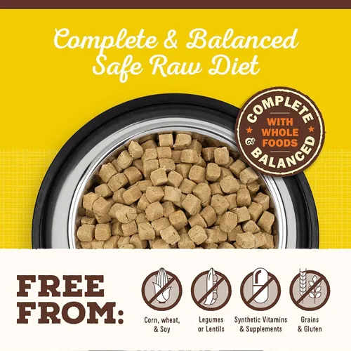 Vista 7 de Primal Comida para Perros Cachorro Liofilizada, Pronto Mini Nuggets; Sirva con Cuchara, Comida Completa y Equilibrada; También Use Como Tapa
