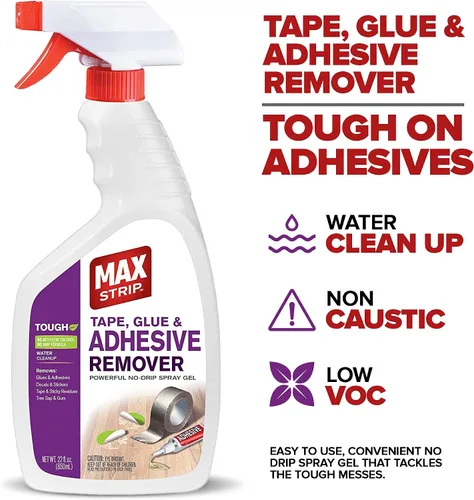 Vista 5 de Max Strip Removedor de cinta, pegamento y adhesivo 22 oz
