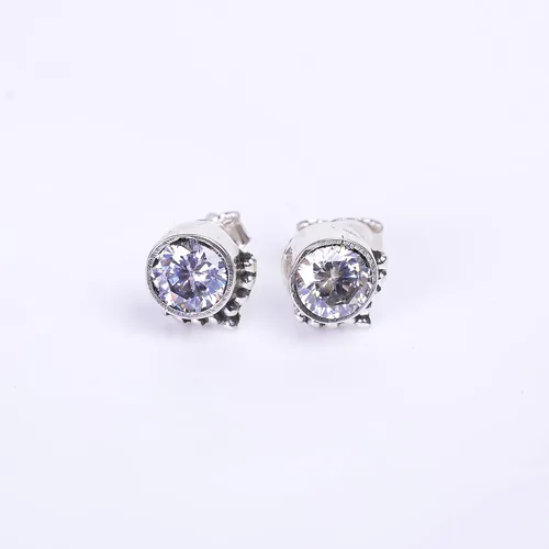 Vista 83 de Round Gemstone Stud Design 2