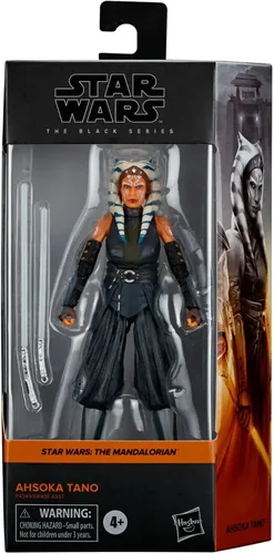 Vista 7 de STAR WARS The Black Series Ahsoka Tano Toy - Figura de acción coleccionable de The Mandalorian de 6 pulgadas, juguetes para niños a partir de 4 años
