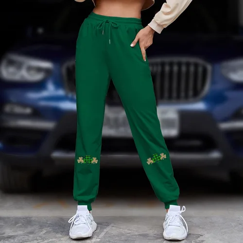 Vista 2 de Lroplie Sweatpants Women Winter High Waisted Bottom Pants Lounge Trousers with Pockets