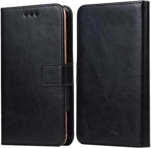 Vista 3 de Carcasa De Cuero Para BLU G45 Funda Protectora, Funda De Soporte De Pistola, Funda De Teléfono Billetera Con [Ranuras Para Efectivo Y Tarjetas]