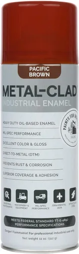 Vista 20 de Pinturas para la industria Esmalte industrial, Pintura en aerosol - Maquinaria de hierro de metal de acero - 1 lata (aluminio metálico) 9-S-1423
