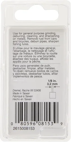 Vista 3 de Dremel 8153 Piedra de molienda de óxido de aluminio