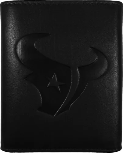 Vista 9 de Siskiyou Sports NFL unisex Embossed Leather Tri-fold Wallet