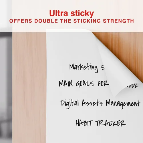 Vista 6 de STAPLES Ultra Sticky Tabletop Easel Pad, 20" x 23", 20 Sheets/Pad (ST62836)