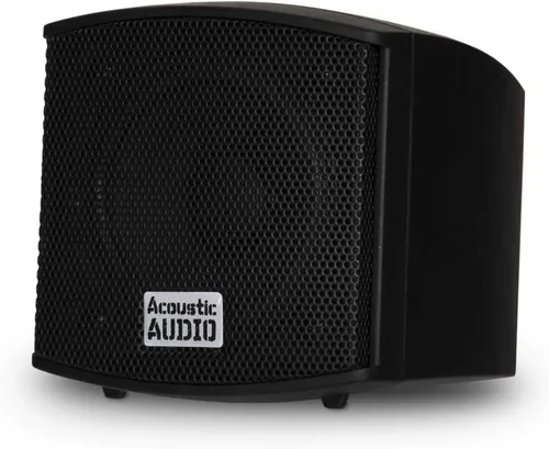 Vista 2 de Bocinas de estantería montables en interior marca Acoustic Audio AA321B, 400 vatios, par, color negro