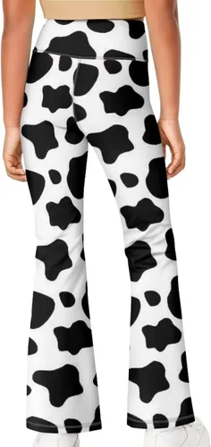 Vista 5 de Ystardream Pantalones acampanados para adolescentes y niñas, de cintura alta, talla grande, para uso diario casual