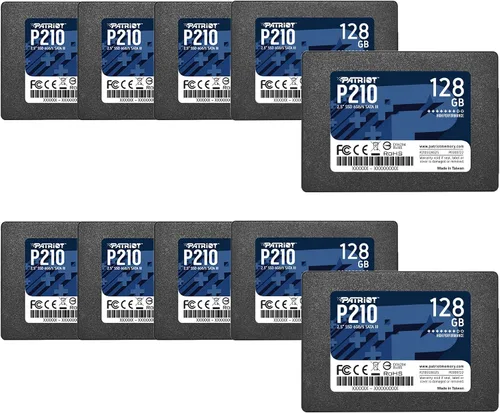 Vista 8 de Patriot Memory P210 SATA 3 128GB SSD de 2,5 pulgadas Unidad de estado sólido interno - P210S128G25