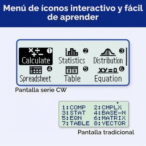 Vista 18 de Casio FX-9910CW-W-IT Calculadora científica