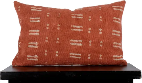 Vista 20 de Trade Star Mudcloth - Funda de cojín decorativa para lumbar, 100% algodón, color índigo, estilo granja, funda de almohada gruesa, estilo bohemio
