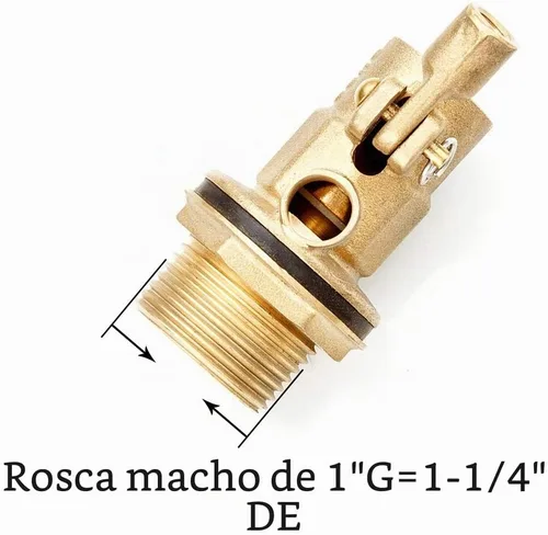 Vista 2 de Joywayus Válvula de bola flotante de rosca de 1 pulgada Válvula de flotador para tanque Accesorios de válvula de flotador Interruptor automático