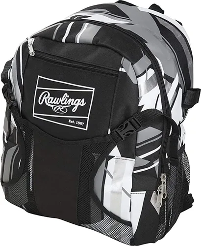Vista 3 de Rawlings Remix Backpack Equipment Bag T-Ball & Youth Softball Multiple