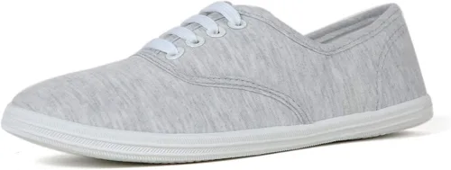 Vista 12 de VenusCelia - Tenis de lona con agujetas Rainbow para mujer Negro (Allblack)