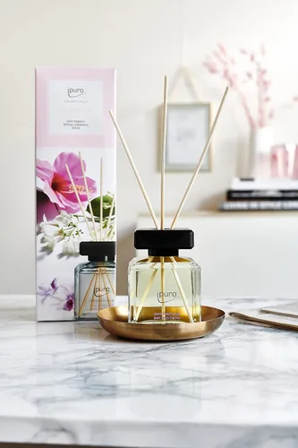 Vista 4 de ipuro - Essentials Room Fragrance Flower Bowl 6.8 fl oz Ambientador con fragancia floral, mandarina, bergamota, jazmín, violeta y madera de cedro