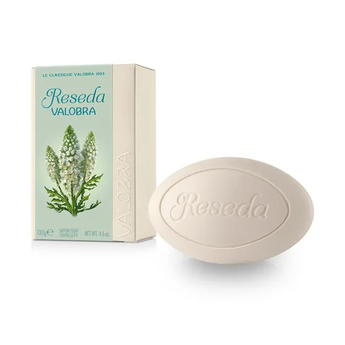 Vista 6 de Valobra Bar Soap Reseda, Soap Bar with Wheat Germ, Lavender & Floral
