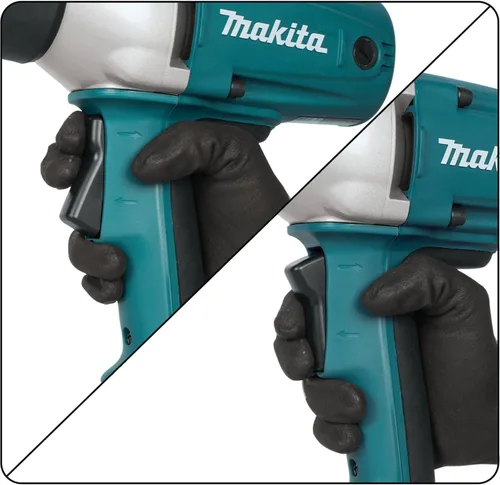 Vista 4 de Makita TW0350 Llave de impacto de 1/2 pulgada con yunque de pasador de retención, azul