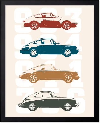 Vista 64 de Poster Master Póster de coche – Impresión clásica de coche – Arte de vehículo – Gran decoración de pared de garaje u oficina – 8 x 10 pulgadas