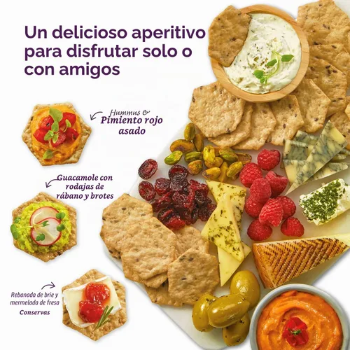 Vista 8 de Crunchmaster Multi-Seed Gluten-Free Original, 4 Ounce (Pack of 12)