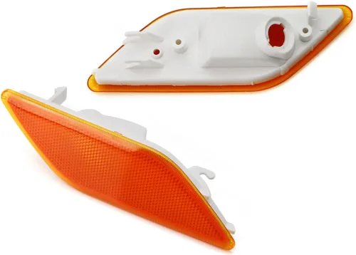 Vista 8 de iJDMTOY OEM Spec - Carcasas de lámpara de marcador lateral de parachoques delantero compatibles con Mercedes 2010-2013 W212 Clase E E300 E350 E550