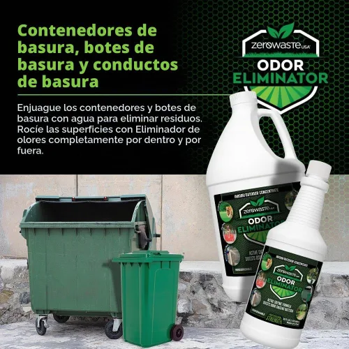 Vista 5 de ZERO WASTE USA Eliminador de olores Ultra Concentrado - 32 Fl Oz