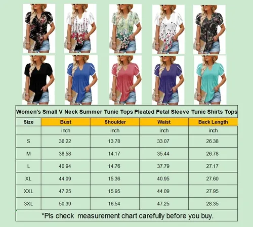 Vista 6 de BETTE BOUTIK Camisetas de verano para mujer, plisadas, sin mangas, túnica de manga corta