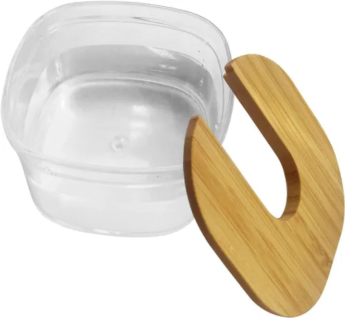 Vista 9 de Soporte de enjuague de bambú compatible con AidallsWellup para hombre 5 en 1 con cabezal eléctrico