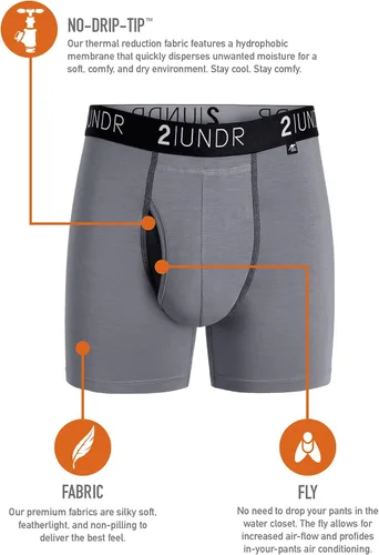 Vista 5 de 2UNDR Calzoncillos tipo bóxer Swing Shift de 6 pulgadas para hombre Estampados