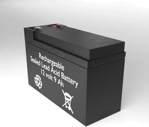 Vista 3 de BatteryGuy Batería recargable de alta velocidad sellada de plomo ácido de 12v 9Ah - (cantidad de 2)