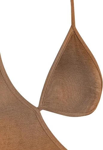 Vista 3 de ZAFUL Vestido corto de satén sedoso con corte de 2 piezas para mujer, de un hombro, para graduación, discoteca, cita, fiesta