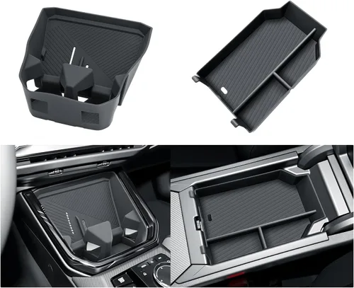 Vista 11 de BIBIBO para 2025 BMW X5/X7 Organizador de Bandeja Detrás de la Pantalla 2023-2025 BMW X5/X7/X6 G07 20 Bandeja de Almacenamiento del Tablero 2025