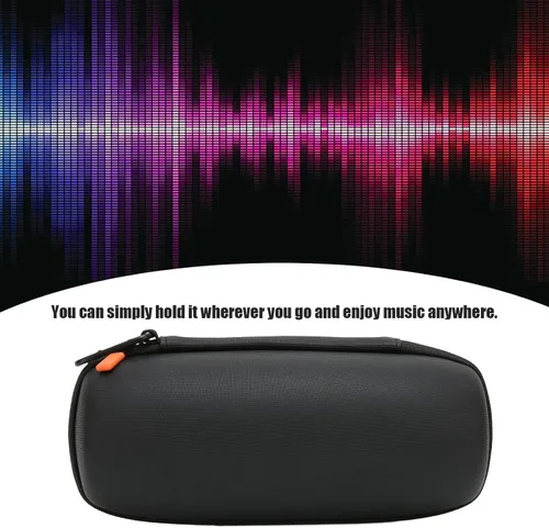 Vista 4 de Estuche de altavoz de EVA duro Estuche de transporte protector impermeable para altavoz portátil para carga 4 carga 5 dispositivos de audio