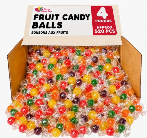 Vista 10 de Caramelos surtidos de molinete de frutas Starlight, 3 libras, envueltos individualmente