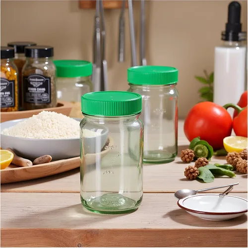 Vista 2 de JARMING COLLECTIONS Frascos de vidrio Mason de 16 onzas con tapas de plástico sin BPA – Frascos Mason de boca regular para beber y almacenar