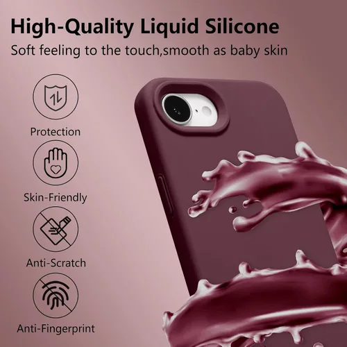 Vista 601 de Funda magnética de silicona para iPhone 13 Pro, color blanco antiguo [Compatible con Magsafe] [Forro de microfibra suave antiarañazos], funda
