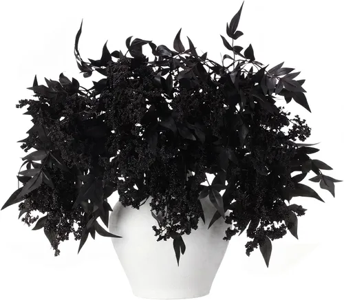 Vista 7 de Zeyune 3 tallos de bayas artificiales de 35 pulgadas, decoración