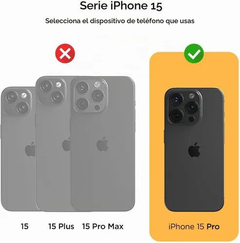 Vista 7 de VRS DESIGN Damda Glide - Funda híbrida para iPhone 15 Pro (2023), funda funcional y resistente con función atril compatible con iPhone 15 Pro