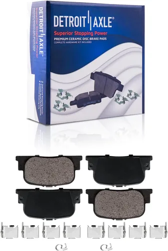 Vista 105 de Detroit Axle - Pastillas de Freno Delantero Izquierdo Reemplazo de Pinza de Disco para Ford Fusion Mazda 6 Lincoln MKZ Mercury Milan 2006-2012