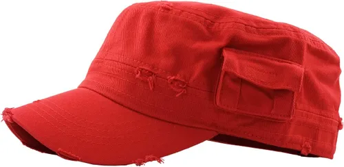 Vista 25 de Cadet Army - Gorra de estilo militar básico diario (ahora con la versión de bolsillo Stash)