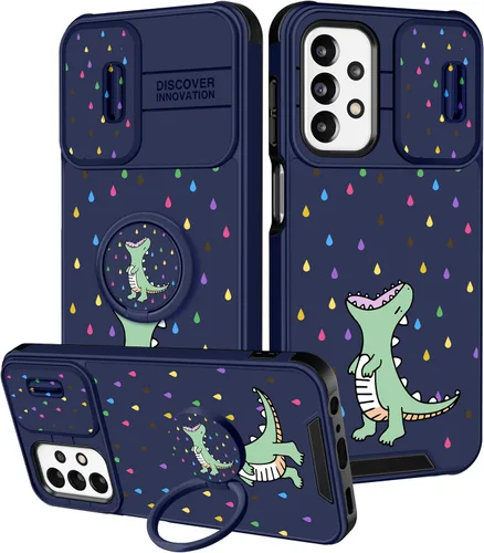 Vista 82 de Funda 2 en 1 para Samsung Galaxy S23 Ultra Flamingo para mujeres y niñas, diseño femenino de flamencos con cubierta deslizante para cámara y soporte