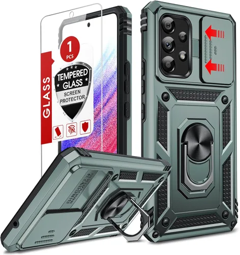 Vista 56 de LeYi Funda para Moto G Stylus 2022 4G (no compatible con 5G), funda para Moto G Stylus con 2 protectores de pantalla, funda protectora de grado Oro