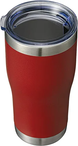 Vista 21 de HASLE OUTFITTERS Vaso de 20 onzas a granel, vasos de acero inoxidable con tapa, vaso aislado al vacío, taza de doble pared con recubrimiento